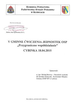 KOMENDA POWIATOWA PAŃsTwowEJ STRAżY