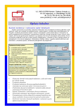 U.I. INFO-SYSTEM Roman i Tadeusz Groszek s.c.,