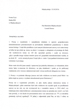 Międzyzdroje 15.10.2015r. Iwona Czyż Radna RM w Miedzy