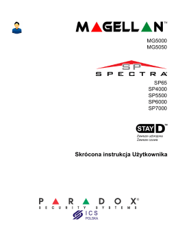 Instrukcja - Magellan MG5000/MG5050 - Almar