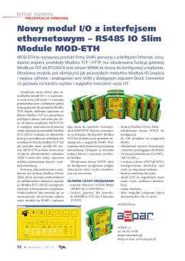 RS485 IO Slim Module MOD-ETH