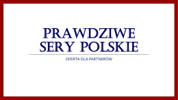 Prawdziwe sery polskie