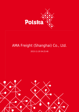 AMA Freight (Shanghai) Co., Ltd.