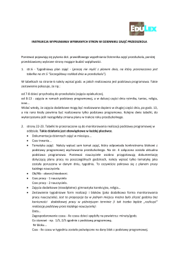 Instrukcja do Dziennika Przedszkola MEN-I/2015