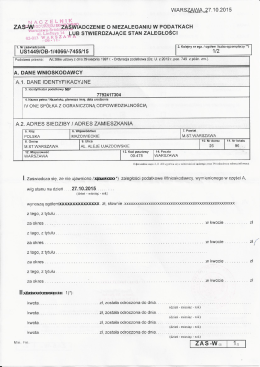 Zaświadczenie o niezaleganiu w podatkach US>>zobacz