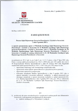 pełna treść zarządzenia 32/15