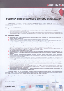 ARMEN BPH - Zarmen FPA Sp. z oo