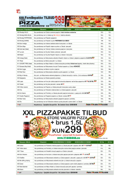 Polskie menu | Pizza Oslo Levering Hjem 22666666