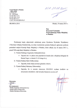 Zeskanowane obrazy - Płońsk, Urząd Miasta