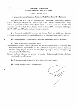 Statut Gminnego Żłobka im. Matki Anny Kaworek w Łężanach.