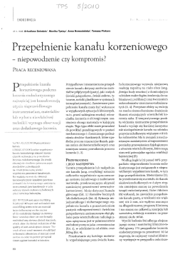 Przepełnienie kanału korzeniowego