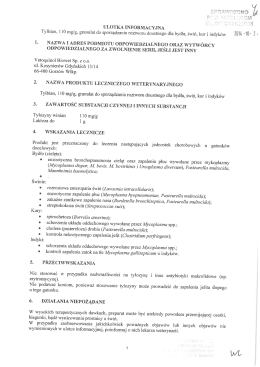 ULoTKA INFORMACYJNA w i