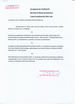 zarzadzenie nr 75