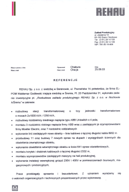 03-09-23 referencje - REHAU Nochowo 2003 str.2