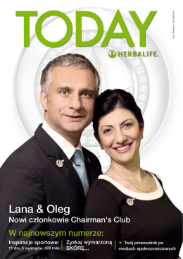 Lana & Oleg - Herbalife Today Magazine
