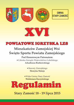 Regulamin - Powiatowe i Miejskie Zrzeszenie Ludowe Zespoły