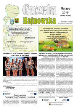 Gazeta hajnowska marzec_0 - Starostwo Powiatowe w Hajnówce