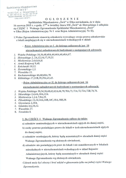 Walne Zgromadzenie Członków SM "Świt" w Ełku