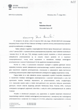 Minister Spraw Wewnętrznych