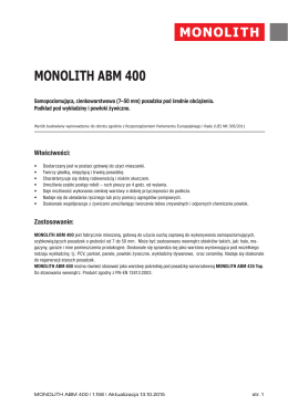 KT MONOLITH ABM 400