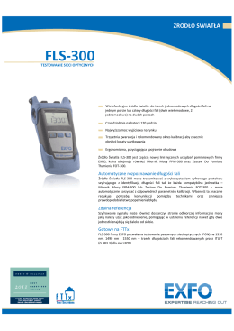 Specyfikacja FLS-300