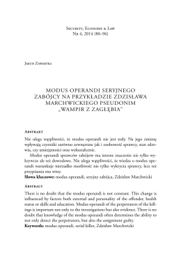 waMpir Z Zagłębia - Security, Economy & Law