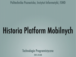 01 - Historia PDA - Politechnika Poznańska
