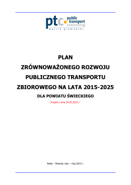 plan zrównoważonego rozwoju publicznego