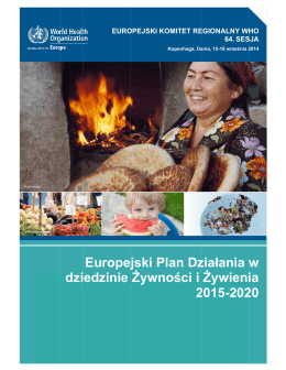Europejski Plan Działania w dziedzinie Żywności i Żywienia