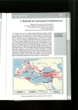 2. Kości&oacute;ł we wczesnym średniowieczu