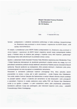 Zapytanie II do SIWZ