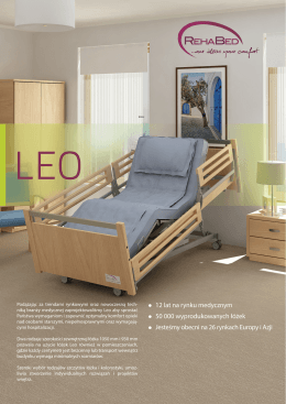 12 lat na rynku medycznym 50 000 wyprodukowanych łóżek