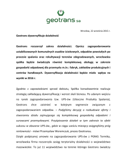 Geotrans dywersyfikuje działalność_22.09.2015