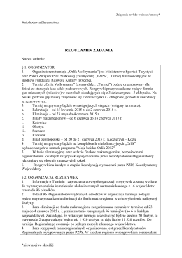 Regulamin 2015 - Orlik Volleymania