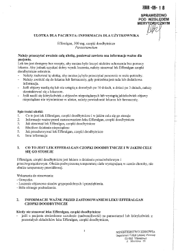 Pobierz ulotkę Efferalgan czopki 300 mg