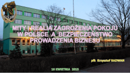 Prezentacja „Mity i realia zagrożenia pokoju w Polsce