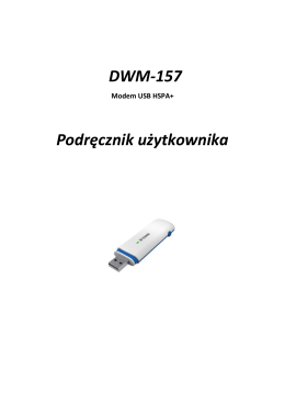 DWM-157 Podręcznik użytkownika