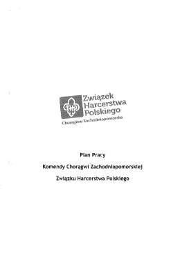 Plan pracy na rok 2015 - Związek Harcerstwa Polskiego