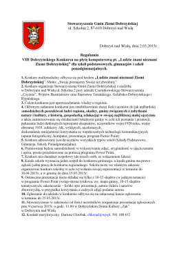 Regulamin - Stowarzyszenie Gmin Ziemi Dobrzyńskiej