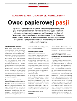 Swiat Poligrafii - Papierowy Dizajn