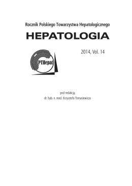 HEPATOLOGIA 2014 Strony początkowe