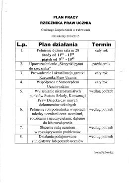 plan-pracy - 0.48Mb - Gminny Zespół Szkół w Tułowicach