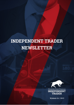 Independent Trader Newsletter - 16/2015
