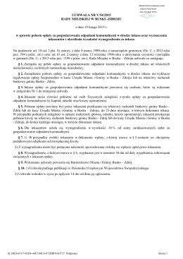 Uchwala Nr V/54/2015 z dnia 19 lutego 2015 r. - Busko