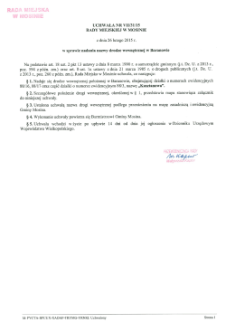 Uchwała Nr VII/31/15