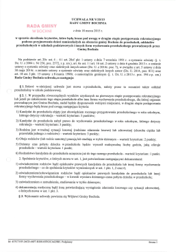 Uchwala RG Bochnia V.35.15