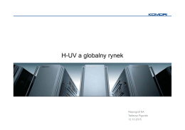 H-UV a globalny rynek