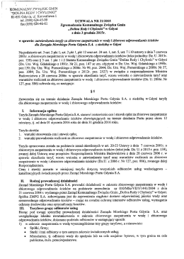 Taryfa opłat za wodę i ścieki na 2016r.
