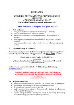 Regulamin - Zespół Szkół nr 2 w Płocku