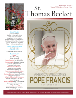 ThomasBecket - St. Thomas Becket Parish